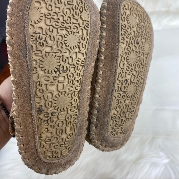 UGG CADEN  SUEDE CHESTNUT BOOTS SIZE 04/05 - Picture 6 of 9